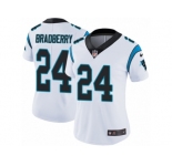 Women's Nike Carolina Panthers #24 James Bradberry Vapor Untouchable Limited White NFL Jersey