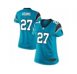 Women's Nike Carolina Panthers #27 Mike Adams Limited Blue Alternate NFL Jersey
