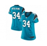 Women's Nike Carolina Panthers #34 Cameron Artis-Payne Limited Blue Alternate NFL Jersey