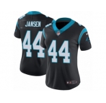 Women's Nike Carolina Panthers #44 J.J. Jansen Vapor Untouchable Limited Black Team Color NFL Jersey