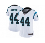 Women's Nike Carolina Panthers #44 J.J. Jansen Vapor Untouchable Limited White NFL Jersey