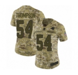 Women's Nike Carolina Panthers #54 Shaq Thompson Limited Camo 2018 Salute to Service NFL Jersey