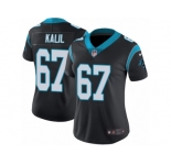 Women's Nike Carolina Panthers #67 Ryan Kalil Vapor Untouchable Limited Black Team Color NFL Jersey