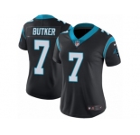 Women's Nike Carolina Panthers #7 Harrison Butker Vapor Untouchable Limited Black Team Color NFL Jersey