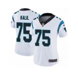 Women's Nike Carolina Panthers #75 Matt Kalil Vapor Untouchable Limited White NFL Jersey
