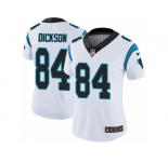 Women's Nike Carolina Panthers #84 Ed Dickson Vapor Untouchable Limited White NFL Jersey