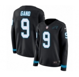 Women's Nike Carolina Panthers #9 Graham Gano Limited Black Therma Long Sleeve NFL Jersey