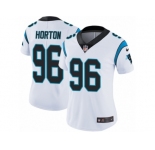 Women's Nike Carolina Panthers #96 Wes Horton Vapor Untouchable Limited White NFL Jersey