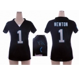 nike women nfl jerseys carolina panthers #1 cam newton black[draft him ii top]