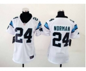 nike women nfl jerseys carolina panthers #24 norman white[nike]
