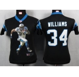 nike women nfl jerseys carolina panthers #34 williams black[portrait fashion]