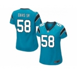 nike women nfl jerseys carolina panthers #58 thomas davis blue[nike]