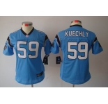 nike women nfl jerseys carolina panthers #59 kuechly blue[nike limited]