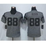 nike women nfl jerseys carolina panthers #88 olsen gray[nike]