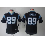 nike women nfl jerseys carolina panthers #89 steve smith black[nike limited]