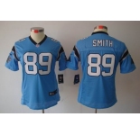 nike women nfl jerseys carolina panthers #89 steve smith blue[nike limited]