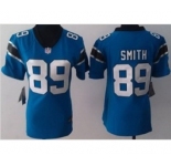 nike women nfl jerseys carolina panthers #89 steve smith blue[nike]