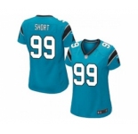 nike women nfl jerseys carolina panthers #99 kawann short blue[nike]