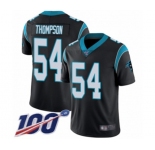 Youth Carolina Panthers #54 Shaq Thompson Black Team Color Vapor Untouchable Limited Player 100th Season Football Jersey