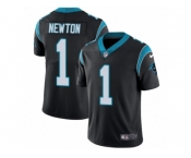 Youth Nike Carolina Panthers #1 Cam Newton Vapor Untouchable Limited Black Team Color NFL Jersey