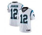 Youth Nike Carolina Panthers #12 Charles Johnson Vapor Untouchable Limited White NFL Jersey
