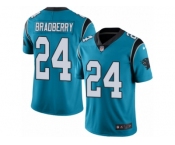Youth Nike Carolina Panthers #24 James Bradberry Limited Blue Rush NFL Jersey