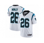 Youth Nike Carolina Panthers #26 Daryl Worley Vapor Untouchable Limited White NFL Jersey