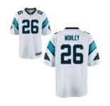 Youth Nike Carolina Panthers #26 Daryl Worley White NFL Jersey