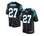 Youth Nike Carolina Panthers #27 Mike Adams Limited Black Team Color NFL Jersey