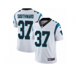 Youth Nike Carolina Panthers #37 Dezmen Southward White Vapor Untouchable Limited Player NFL Jersey