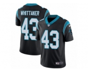 Youth Nike Carolina Panthers #43 Fozzy Whittaker Vapor Untouchable Limited Black Team Color NFL Jersey