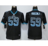 Youth Nike Carolina Panthers #59 Luke Kuechly Drift Fashion Black Jerseys