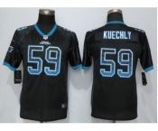 Youth Nike Carolina Panthers #59 Luke Kuechly Drift Fashion Black Jerseys