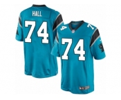 Youth Nike Carolina Panthers #74 Daeshon Hall Limited Blue Alternate NFL Jersey