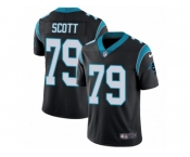 Youth Nike Carolina Panthers #79 Chris Scott Vapor Untouchable Limited Black Team Color NFL Jersey