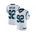 Youth Nike Carolina Panthers #92 Vernon Butler Vapor Untouchable Limited White NFL Jersey