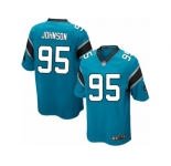 Youth Nike Carolina Panthers #95 Charles Johnson Limited Blue Alternate NFL Jersey