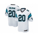 nike youth nfl jerseys carolina panthers #20 kurt coleman white[nike]