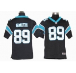 nike youth nfl jerseys carolina panthers #89 steve smith black[nike]