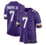 Men's Minnesota Vikings #7 Byron Murphy Jr. Nike Purple NFL Game Jersey