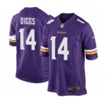 Men's Nike Minnesota Vikings #14 Stefon Diggs Game Purple Team Color NFL Jersey