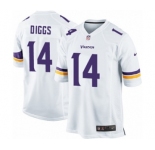 Men's Nike Minnesota Vikings #14 Stefon Diggs Game White NFL Jersey