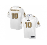 Nike Minnesota Vikings #10 Fran Tarkenton White Men's NFL Pro Line Fashion Game Jersey