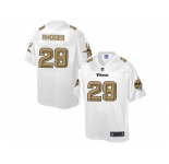 Nike Minnesota Vikings #29 Xavier Rhodes White Men's NFL Pro Line Fashion Game Jersey