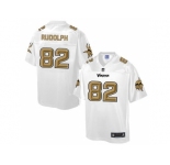 Nike Minnesota Vikings #82 Kyle Rudolph White Men's NFL Pro Line Fashion Game Jersey