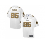 Nike Minnesota Vikings #95 Sharrif Floyd White Men's NFL Pro Line Fashion Game Jersey