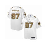 Nike Minnesota Vikings #97 Everson Griffen White Men's NFL Pro Line Fashion Game Jersey