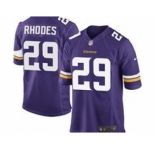 nike nfl jerseys minnesota vikings #29 rhodes purple[game]
