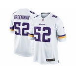 nike nfl jerseys minnesota vikings #52 greenway white[game]