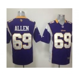 nike nfl jerseys minnesota vikings #69 allen purple[game]